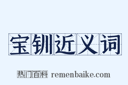 宝钏近义词是什么意思的图片